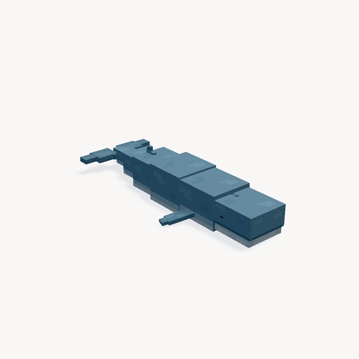 Blue Whale — 3D model önizlemesi