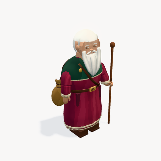 Yuletide Gift Sage — 3D မော်ဒယ် အစမ်းကြည့်ရှုမှု
