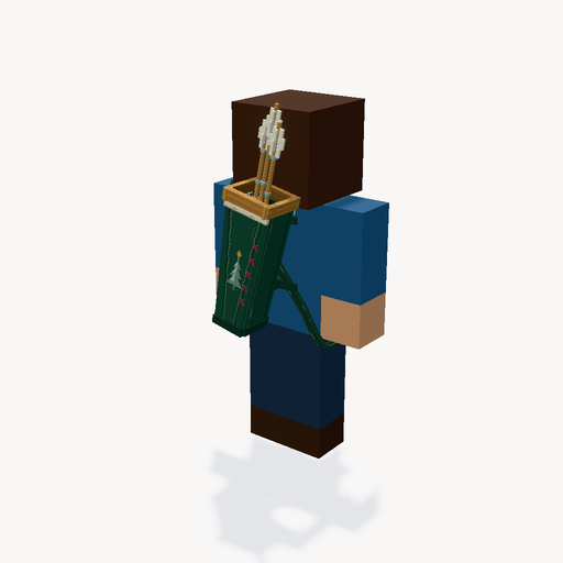 Frosted Pine Quiver — 3D model önizlemesi