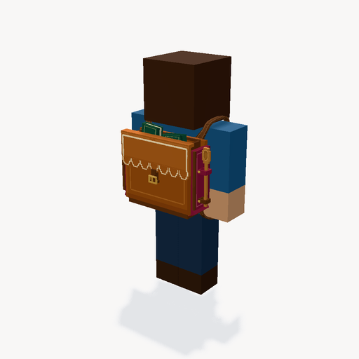 Gingerbread Recipe Satchel — 3D model önizlemesi