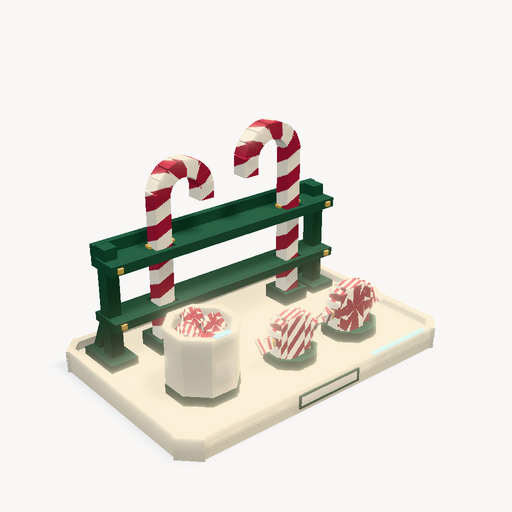 Peppermint Candy Display — ตัวอย่างโมเดล 3D