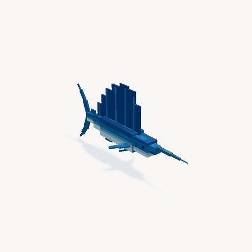 Sailfish — 3D model önizlemesi