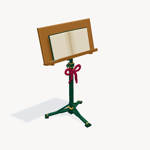 Holiday Carol Music Stand — ตัวอย่างโมเดล 3D