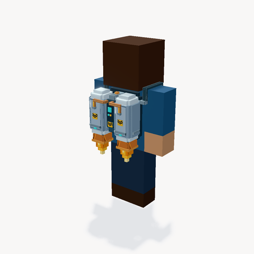 Rocket Jetpack — ตัวอย่างโมเดล 3D