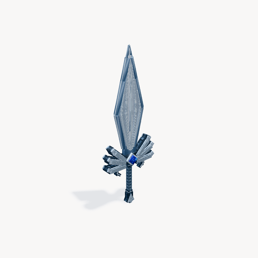 Silver Valkyrie Fanblade — معاينة النموذج الثلاثي الأبعاد