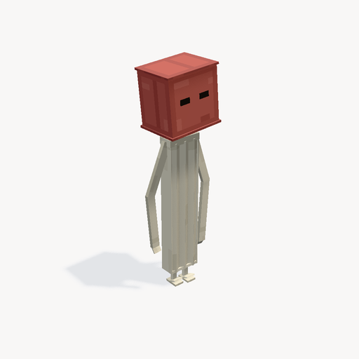 ผู้ร่วมขบวนแห่โคมกระดาษ — ตัวอย่างโมเดล 3D