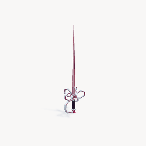 Roseglass Duelist Rapier — ตัวอย่างโมเดล 3D
