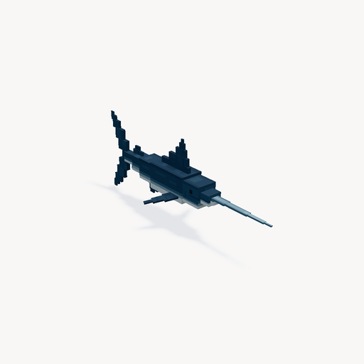 Swordfish — معاينة النموذج الثلاثي الأبعاد