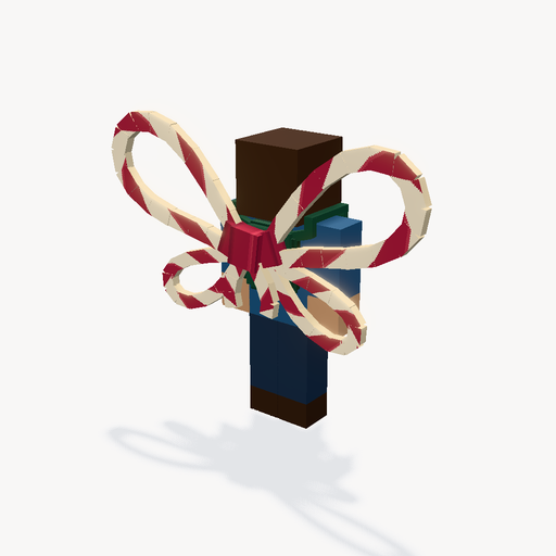 Peppermint Ribbon Wings — 3D model önizlemesi