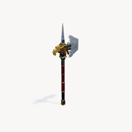Crownfall-Greif-Hellebarde — Vorschau des 3D-Modells