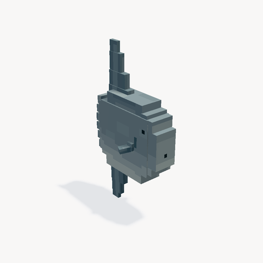 Okyanus güneş balığı — 3D model önizlemesi