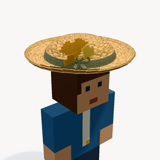 Ginkgo Grove Traveling Hat — ตัวอย่างโมเดล 3D