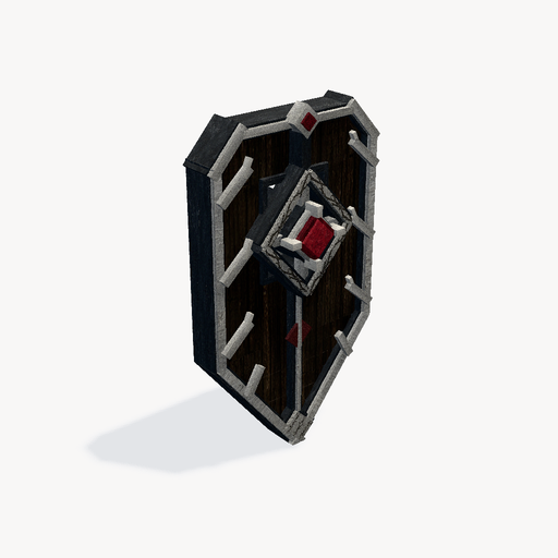 Blackthorn Reliquary Tower Shield — ตัวอย่างโมเดล 3D