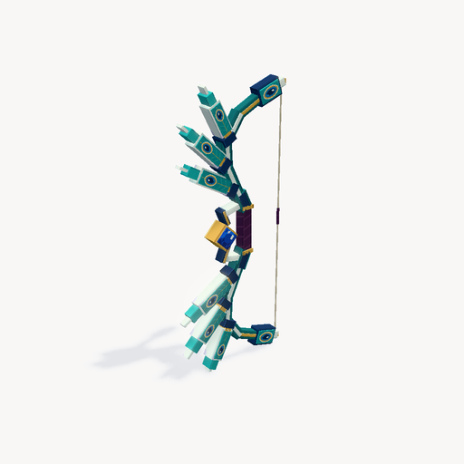 Opaline Peacock Warbow — ตัวอย่างโมเดล 3D