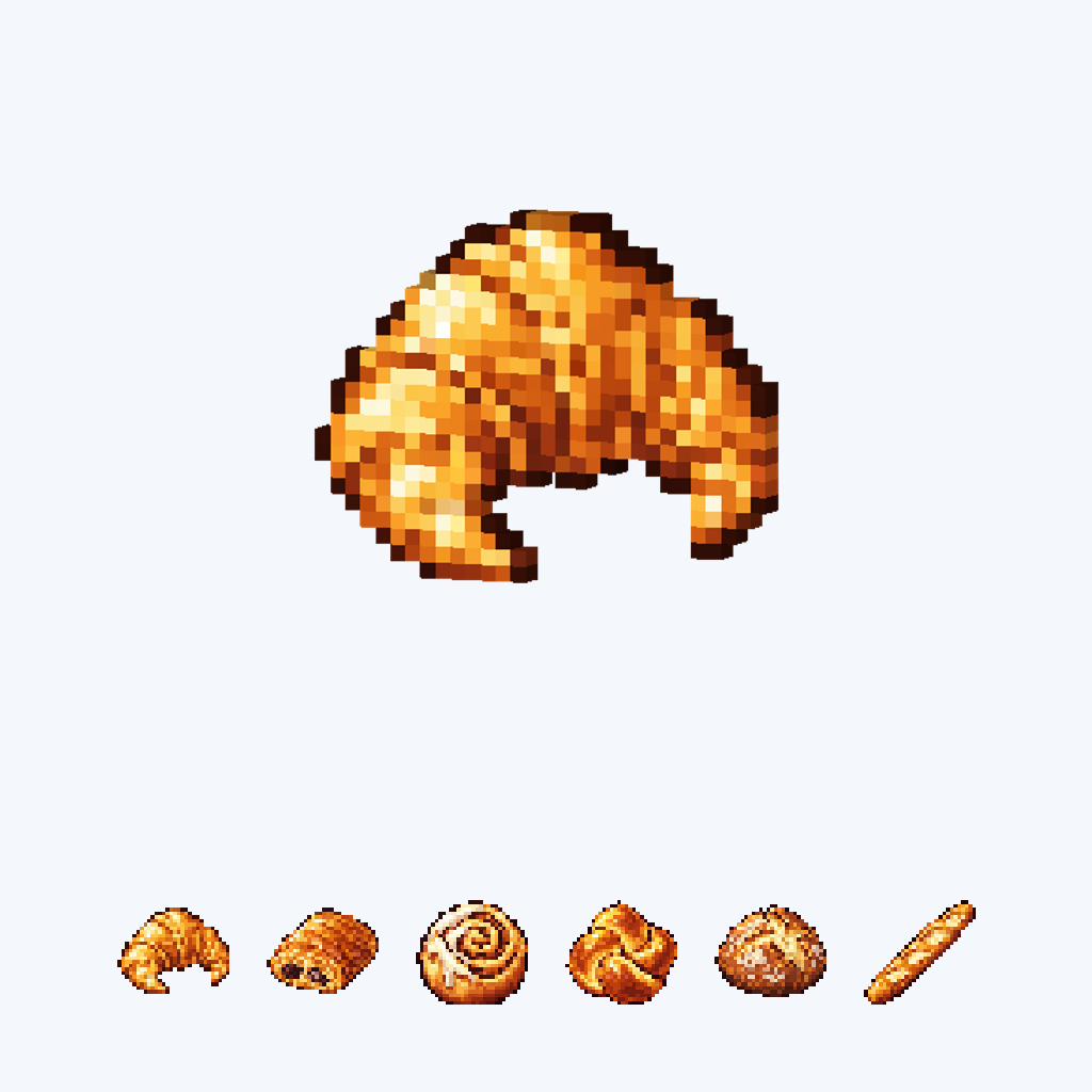 Süße Bäckereitheke — Pixel-Item-Paket