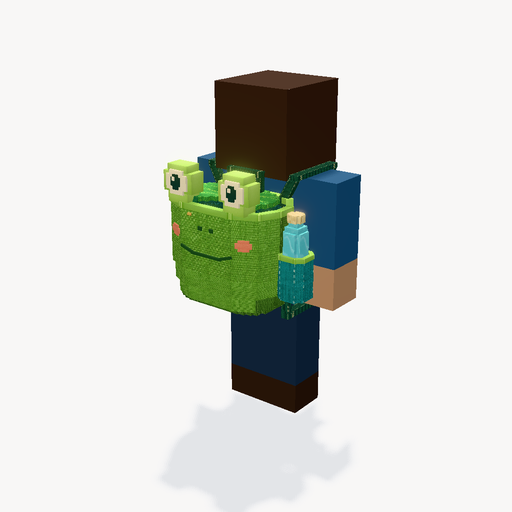 กระเป๋าเป้บ่อกบ — ตัวอย่างโมเดล 3D