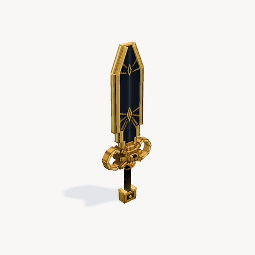 Brass Liongate Cleaver — معاينة النموذج الثلاثي الأبعاد