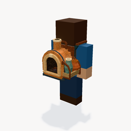 แพ็กเตาเผาเคลื่อนที่ของพอตเตอร์ — ตัวอย่างโมเดล 3D