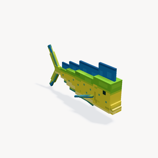 Mahi Mahi — معاينة النموذج الثلاثي الأبعاد