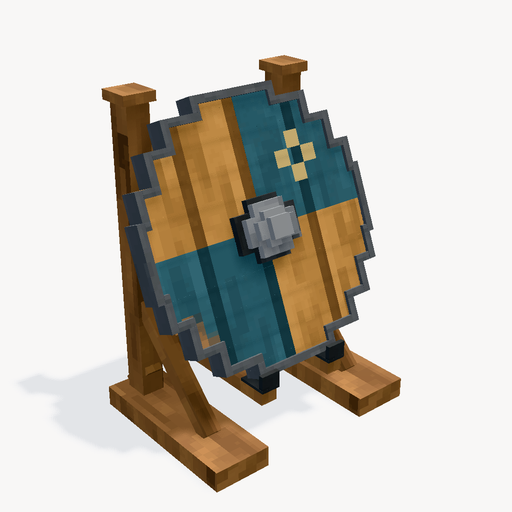 Viking Shield Rack — ตัวอย่างโมเดล 3D