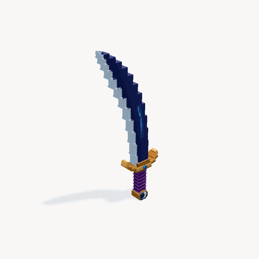 Moonveil Saber — Vista previa del modelo 3D
