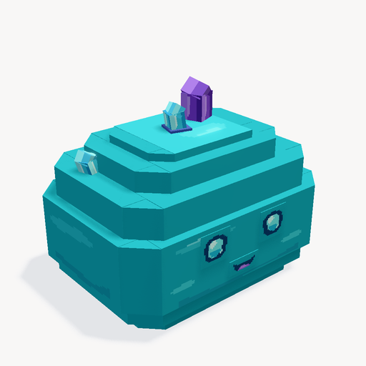 Slime de la mazmorra de cristal — Vista previa del modelo 3D