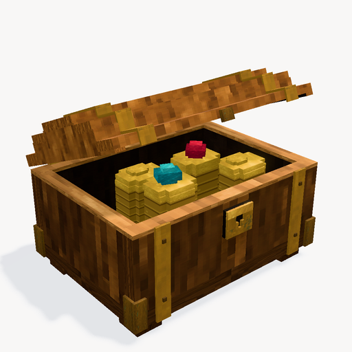 Pirate Treasure Chest — ตัวอย่างโมเดล 3D