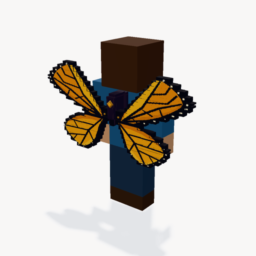 Amber Monarch Wings — ตัวอย่างโมเดล 3D