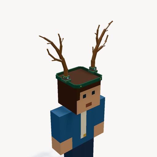 Frosted Pine Antler Circlet — ตัวอย่างโมเดล 3D