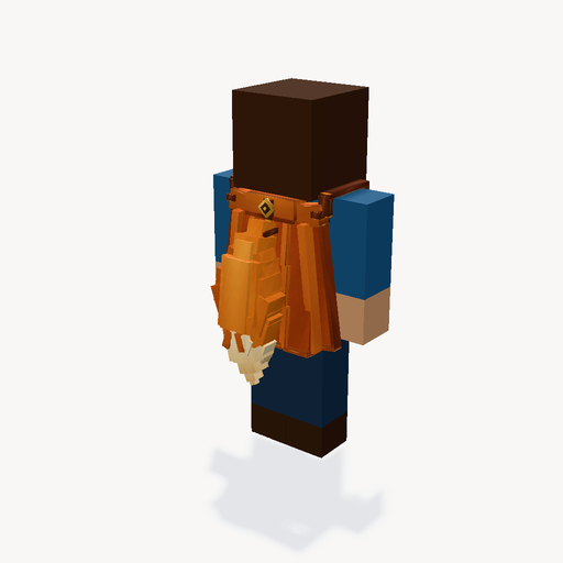 Fox Tail Cape — ตัวอย่างโมเดล 3D