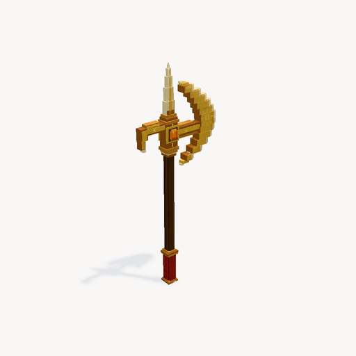 Sunforge-Hellebarde — Vorschau des 3D-Modells